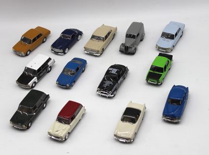 null Model cars Simca- N°2

All miniatures are 1/43rd and without box.

- Simca 1301...