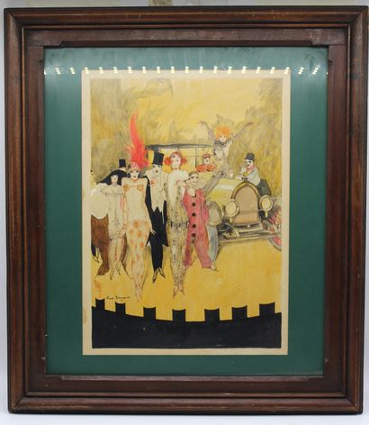 null Louis BERGER 

Car and characters on stage

Watercolour and India ink representing...