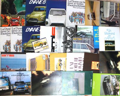 null Documentation Citroën Ami 6 / 8 et Dyane

Lot de documentation sur la marque...