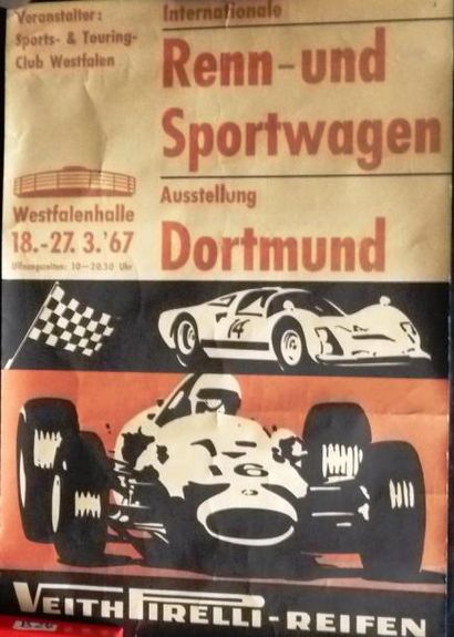 null Affiche du Grand Prix de Dortmund en 1967 (60.5 x 42 cm) 

Poster Dortmund Grand...