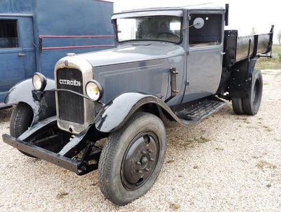 1930 CITROEN C6 I «Benne basculante» 
Châssis n° 170221 
Carte grise française 

La...
