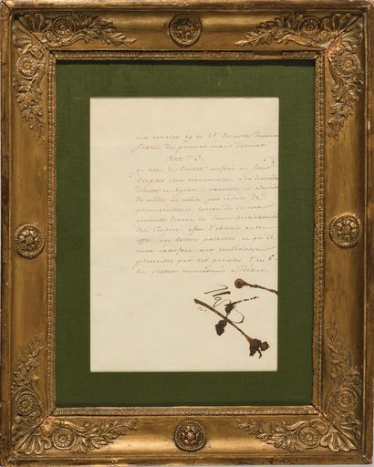 null EMPEROR NAPOLEON I Letter signed by Emperor Napoleon I on the nomination of...