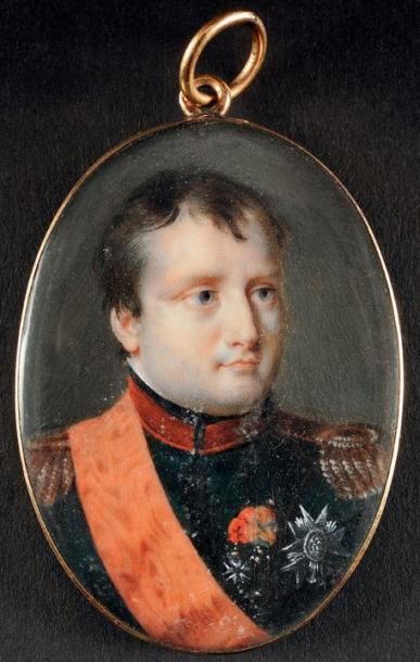 ISABEY Jean Baptiste (1767-1855), attribué à « L'Empereur Napoléon Ier en buste en...