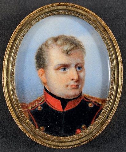 SAINT Daniel (1778-1847), Ecole de « L'Empereur Napoléon Ier en buste en uniforme...