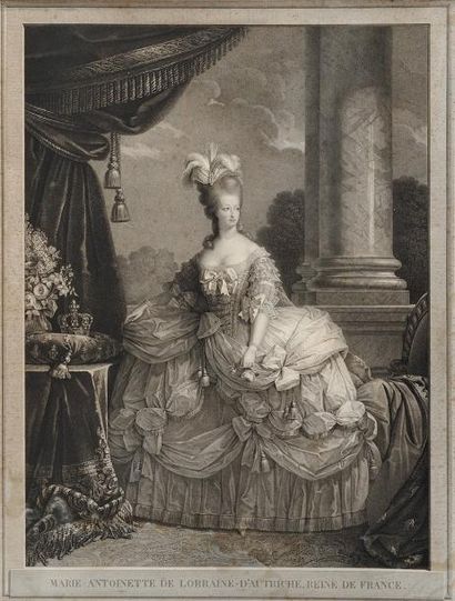 null « Marie Antoinette de Lorraine, d'Autriche, Reine de France (1755-1793). » Gravure....