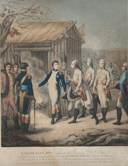 null « Napoléon Ier recevant l'Empereur François II d'Autriche après la bataille...