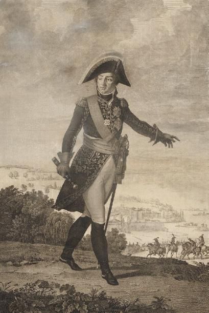 null « Le Maréchal Berthier (1753-1815) en uniforme, portant ses décorations » Rare...