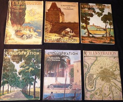 null Lot comprenant L'Illustration l'automobile et le tourisme 1924; L'Illustration...