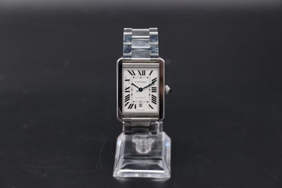 null CARTIER Tank Circa 2018. Ref : 3800. Serial number : 419616XY. Stainless steel...