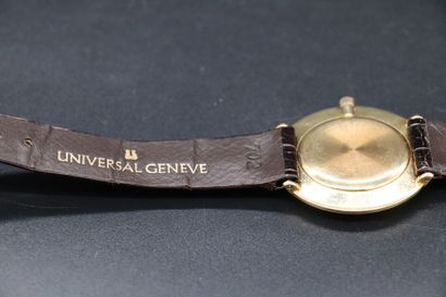  UNIVERSAL Discovolante ref. 142115/02 vers 1960 Rare montre bracelet de dame en...