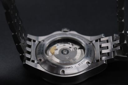  BULOVA 63A126 Circa 2010. Ref: 99095109/C8601061/B4 Watch in bright stainless steel,...