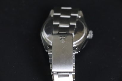 null ROLEX" Oyster Date", Ref.150. CIRCA 1971. Steel bracelet watch with grooved...