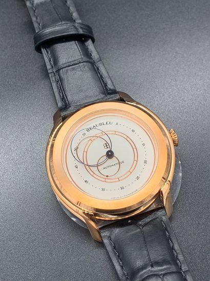 null BEAUBLEU UNION Rive Gauche Limited Edition Circa 2020. Ref : 073/500. Rose gold...