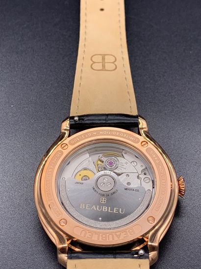 null BEAUBLEU UNION Rive Gauche Limited Edition Circa 2020. Ref : 073/500. Rose gold...