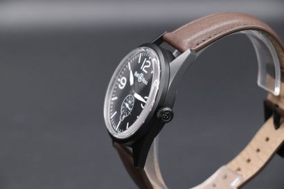 null BELL & ROSS 2019. Ref BRV123-BL-CA/SCA. Serial number : BR12395SC10122. Black...