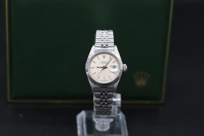 null ROLEX Date 1987. Serial number: R212619. Ladies stainless steel bracelet watch....