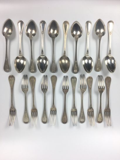 HOMEWARE PART in silver 11 table forks and...