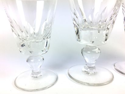 null 
SAINT LOUIS

Serving part of Jersey model crystal glasses, comprising :

-...