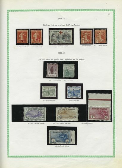 null FRANCE POSTE – PA – TAXE – PREOS Emissions 1876/2000 : Collection de timbres...