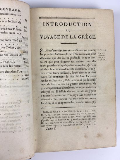 null 
Jean-Jacques BARTHELEMY (1716-1795)

Journey of the young Anacharsis to Greece,...