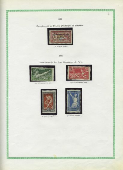 null FRANCE POST - PA - TAX - PREOS Issues 1876/2000 : Collection of mint stamps...