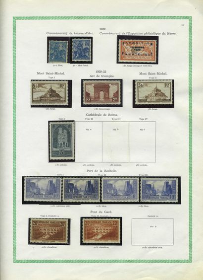 null FRANCE POSTE – PA – TAXE – PREOS Emissions 1876/2000 : Collection de timbres...