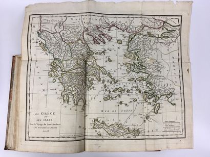  Jean-Jacques BARTHELEMY (1716-1795) Voyage du jeune Anacharsis en Grèce, dans le...