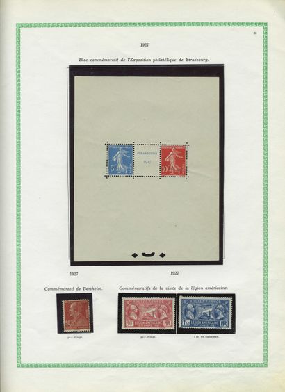 null FRANCE POSTE – PA – TAXE – PREOS Emissions 1876/2000 : Collection de timbres...