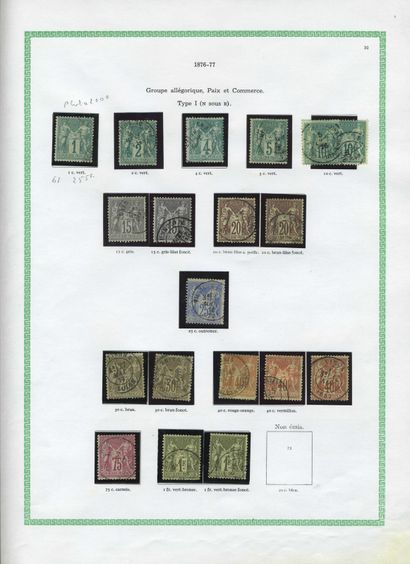 null FRANCE POSTE – PA – TAXE - PREOS Emissions 1849/2000 : Collection de timbres...