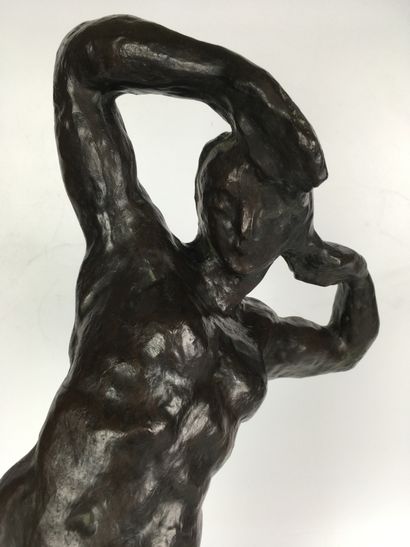 null Jacques GESTALDER (1918-2006) Bronze dancer with brown patina Stamp "Ste Frances...