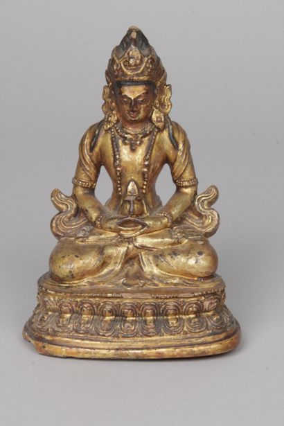CHINA, 18th-early 19th century Gold and brown...