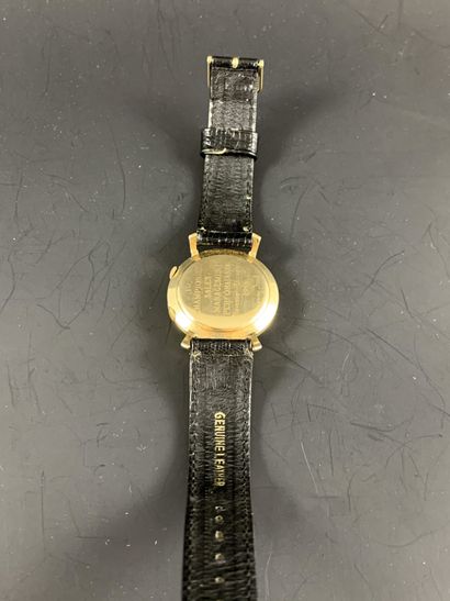 null LECOULTRE Memovox Ford circa 1955. Rare wristwatch with alarm function. Round...