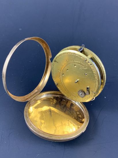 null 18K yellow gold gousset watch About 1800. Family gousset, obtained around 1810/1815...
