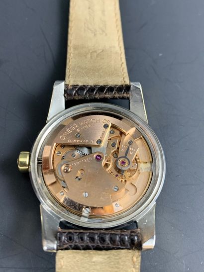 OMEGA Seamaster Automatic About 1970. Case back ref: 2491-3 / 2576. 18K yellow gold...