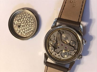  BREGUET ALARM WATCH Ref : 3463 Circa 1965. Rare wristwatch with alarm function....