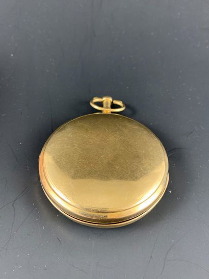  18K yellow gold gousset watch About 1800. Family gousset, obtained around 1810/1815...