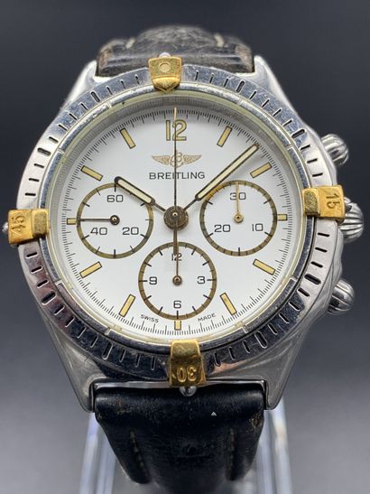 null BREITLING Callisto 3 counters Circa 1990 Ladies' watch model Callisto in steel,...