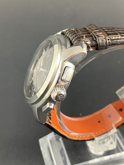 null BAUME & MERCIER Automatic About 2000. Ref : 4222153 / MV045216. Steel 3-counter...