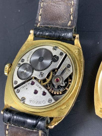 null OMEGA Dennison About 1920. Case back ref: 43933. 18K yellow gold wristwatch,...