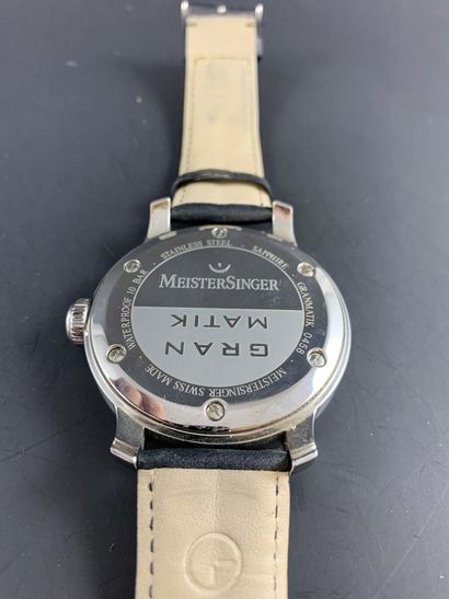 null MEISTERSINGER Grand Matik - Automatik About 2010. Ref: 0458. Imposing stainless...