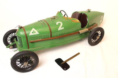 ALFA ROMEO P2 Toy in sheet metal of the mark C.I.J (Compagnie industrielle du jouet)....