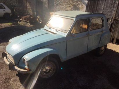 1968 CITROËN DYANE D6 Serial number 561 078

Rare D6 version without rear quarter...