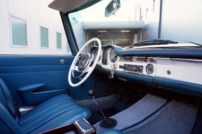 1967 MERCEDES-BENZ 250SL PAGODE 
Numéro de série 11304310000772

Capote et hard-top

Exemplaire...