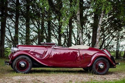 1937 Citroën Traction 7C Cabriolet 
Vente judiciaire : ce lot sera mis en vente aux...