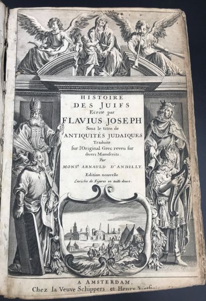 null Histoire des Juifs, écrite par Flavius Joseph, Sous le titre de Antiquitez Judaïques,...