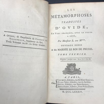 null Les Métamorphoses traduites d'Ovide, par Monsieur L. de M***, dédié à sa majesté...