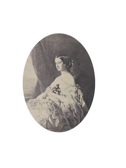 null Two photographs of the Empress Eugenie, one of which was offered to Mr. Victor...