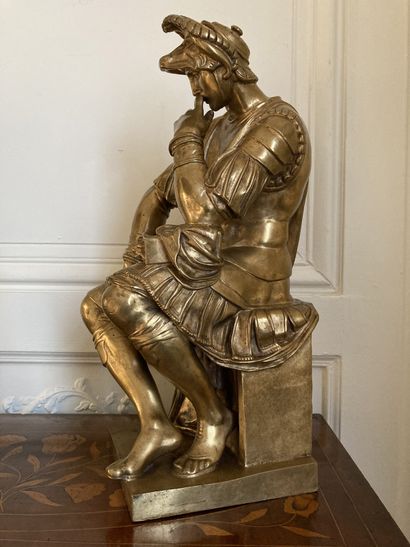  ECOLE FRANÇAISE du XIXe siècle, d’après Michel-Ange (1475-1564) Laurent de Médicis...