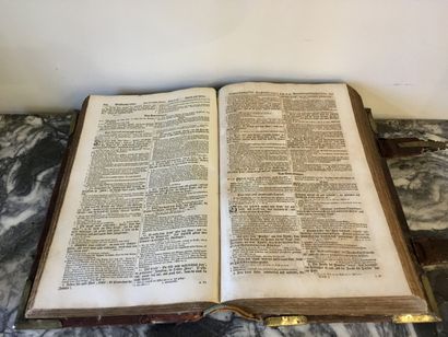 null Christoph Matthäus PFAFF (1686-1760) Bible ("Biblia, Die gantze Heilige Schrift...