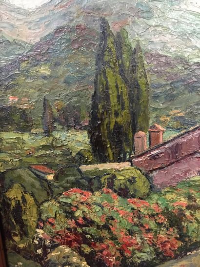 null Paul SURTEL (1893-1985) Paysage de Provence Huile sur toile, signée en bas à...